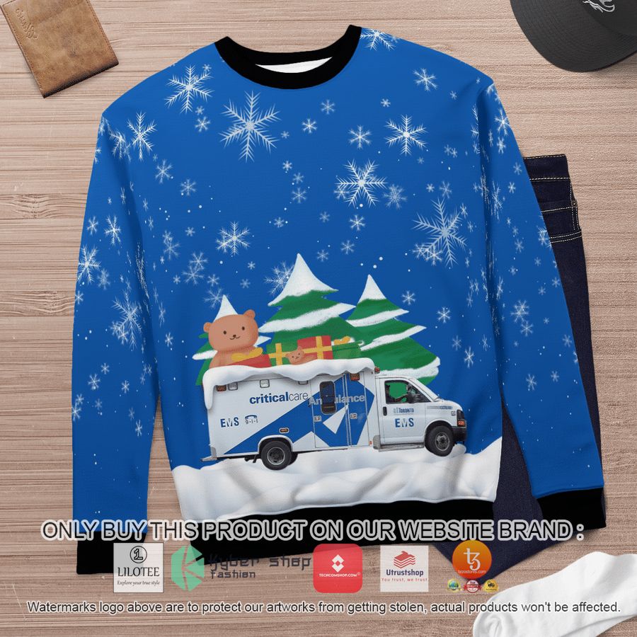 HOT Canada, Toronto EMS Christmas Sweater 11 canada toronto ems christmas 3d sweater 11 70078