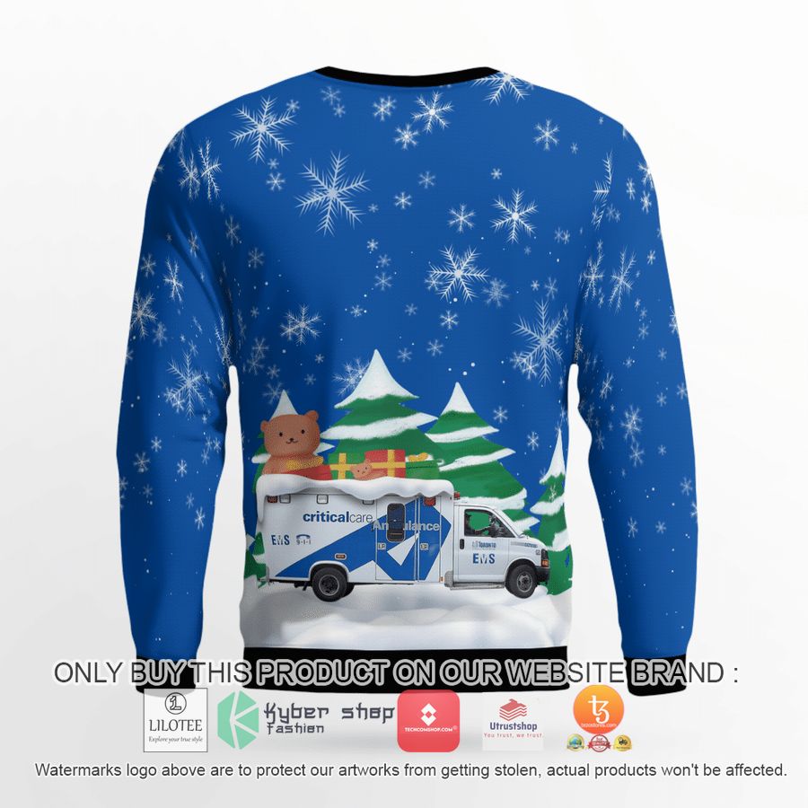 HOT Canada, Toronto EMS Christmas Sweater 6 canada toronto ems christmas 3d sweater 6 37698