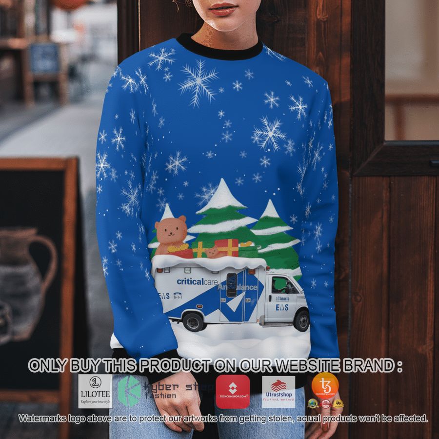HOT Canada, Toronto EMS Christmas Sweater 9 canada toronto ems christmas 3d sweater 9 21696