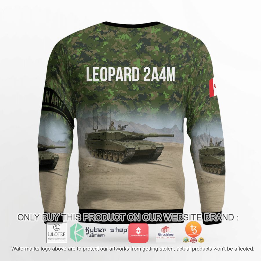 HOT Canadian Army Leopard 2A4M Christmas Sweater 7 canadian army leopard 2a4m christmas 3d sweater 7 68311
