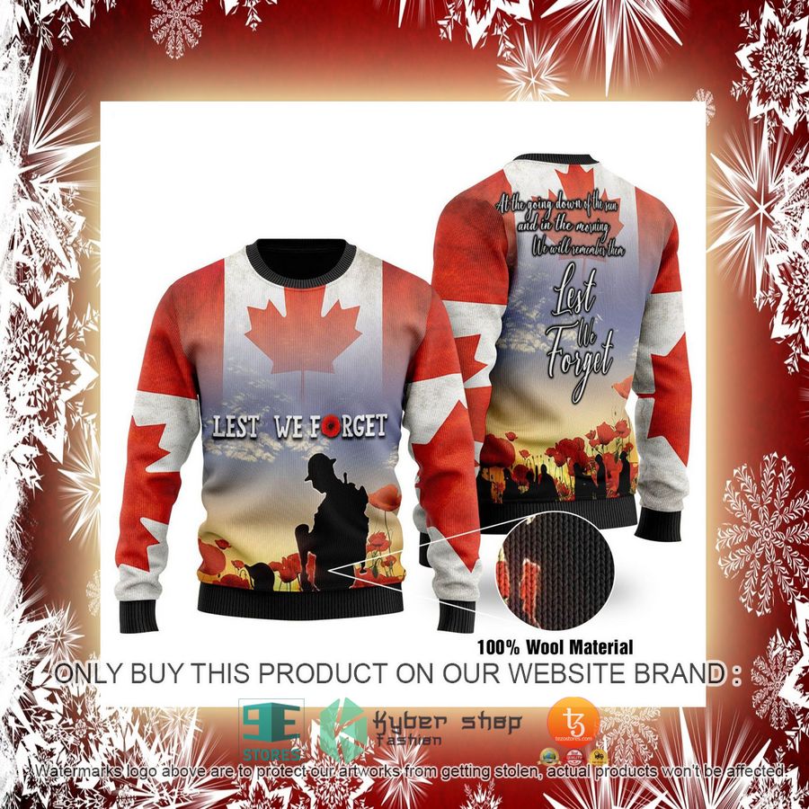 NEW Canadian Christmas Veteran Christmas Sweatshirt, Sweater 2 canadian christmas veteran christmas ugly sweater 2 51461