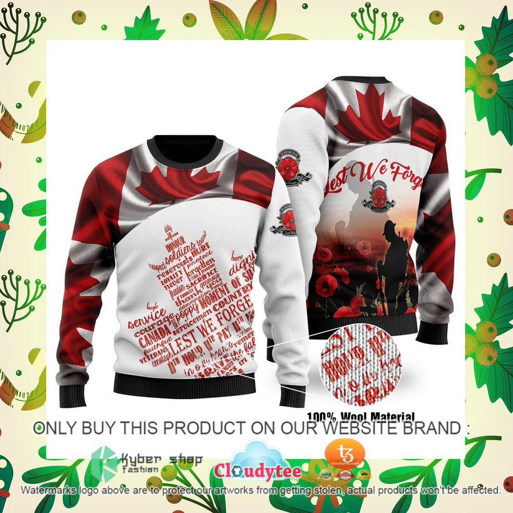 Canadian Veterans Christmas Sweater 2 canadian veterans christmas sweater 1 28306