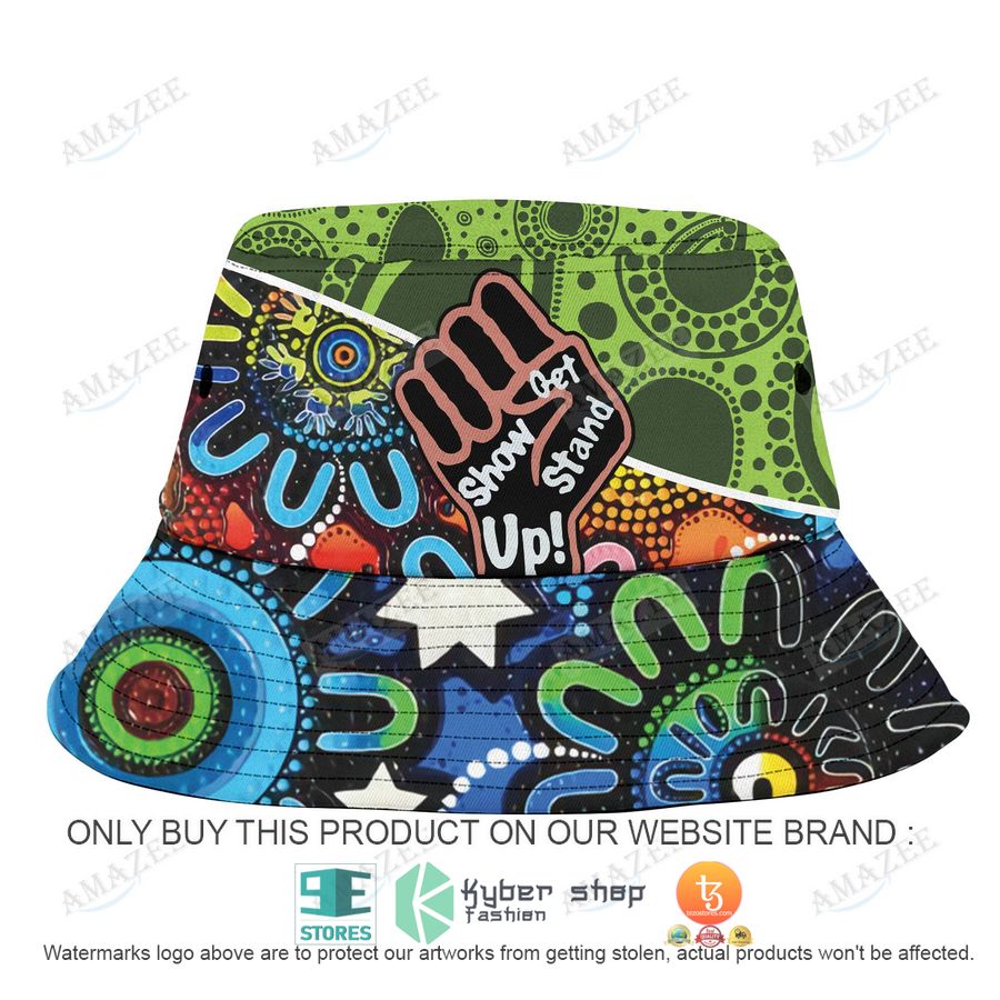 canberra raiders aboriginal patterns bucket hat 2 14559