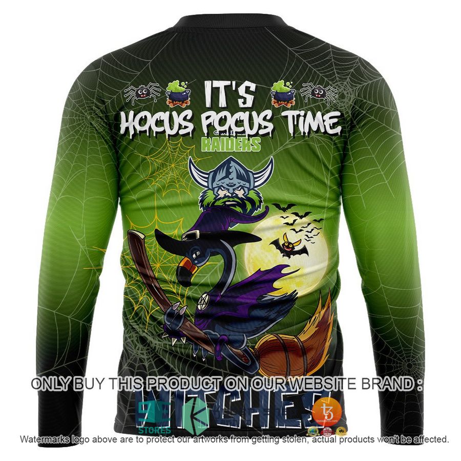 NEW Canberra Raiders It's Hocus Pocus Time Halloween Flamingo Witches Hoodie, Shirt 12 canberra raiders its hocus pocus time halloween flamingo witches shirt hoodie 12 15275