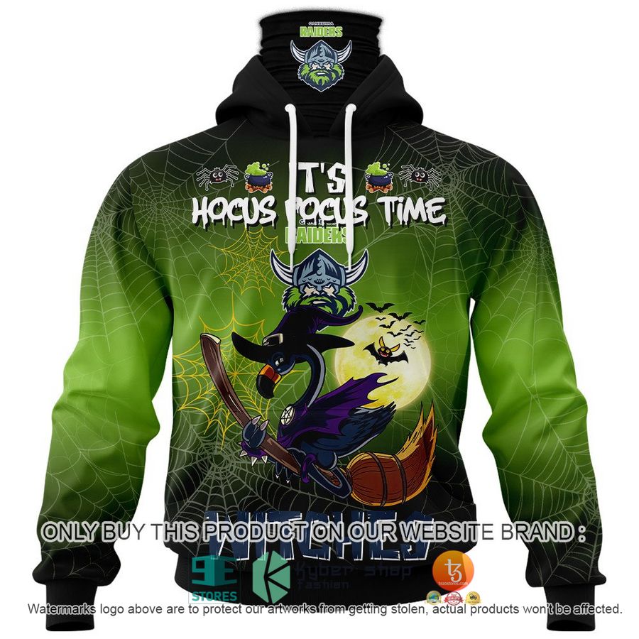 NEW Canberra Raiders It's Hocus Pocus Time Halloween Flamingo Witches Hoodie, Shirt 5 canberra raiders its hocus pocus time halloween flamingo witches shirt hoodie 5 57887