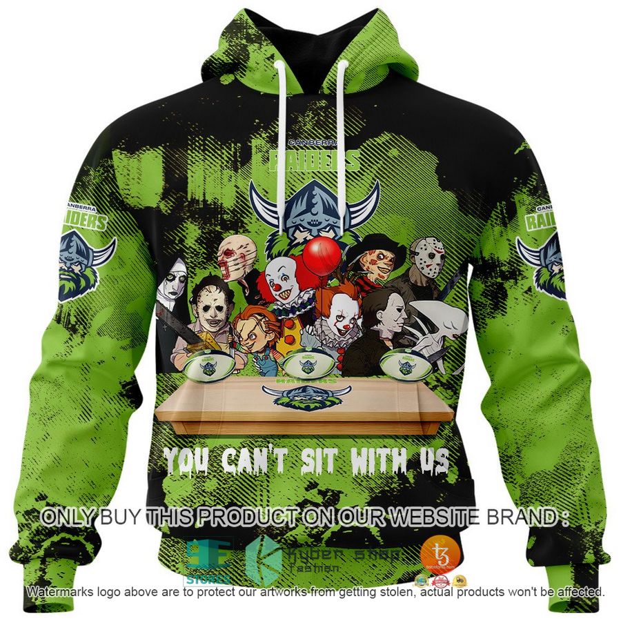 NEW Canberra Raiders You Can't Sit With Us Horror Movies Characters Hoodie, Shirt 2 canberra raiders you cant sit with us horror movies characters shirt hoodie 2 47238