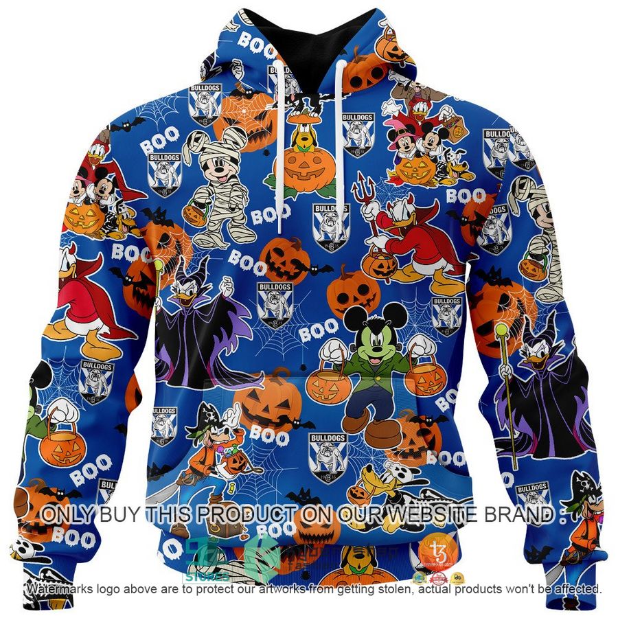 NEW Canterbury-Bankstown Bulldogs Mickey Friends Halloween Hoodie, Shirt 2 canterbury bankstown bulldogs mickey friends halloween shirt hoodie 2 84691