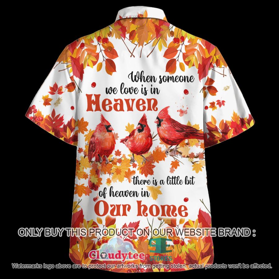 NEW Cardinals There is a little bit of heaven in Our Home Hawaiian Shirt, Shorts 3 cardinals there is a little bit of heaven in our home hawaiian shirt shorts 2 36832