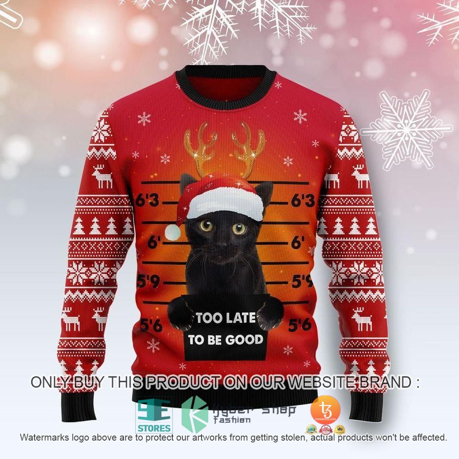 cat ugly christmas sweater 1 38585