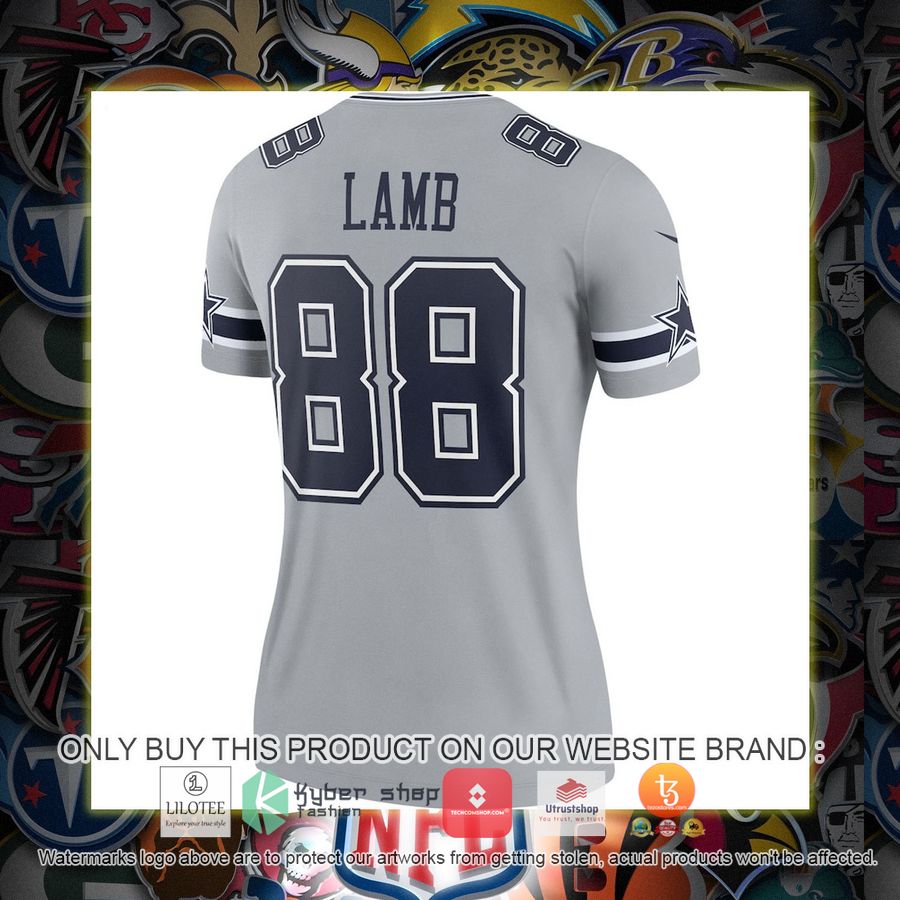 HOT CeeDee Lamb Dallas Cowboys Nike Women's Inverted Legend Gray Football Jersey Shirt 3 ceedee lamb dallas cowboys nike womens inverted legend gray football jersey 3 99459