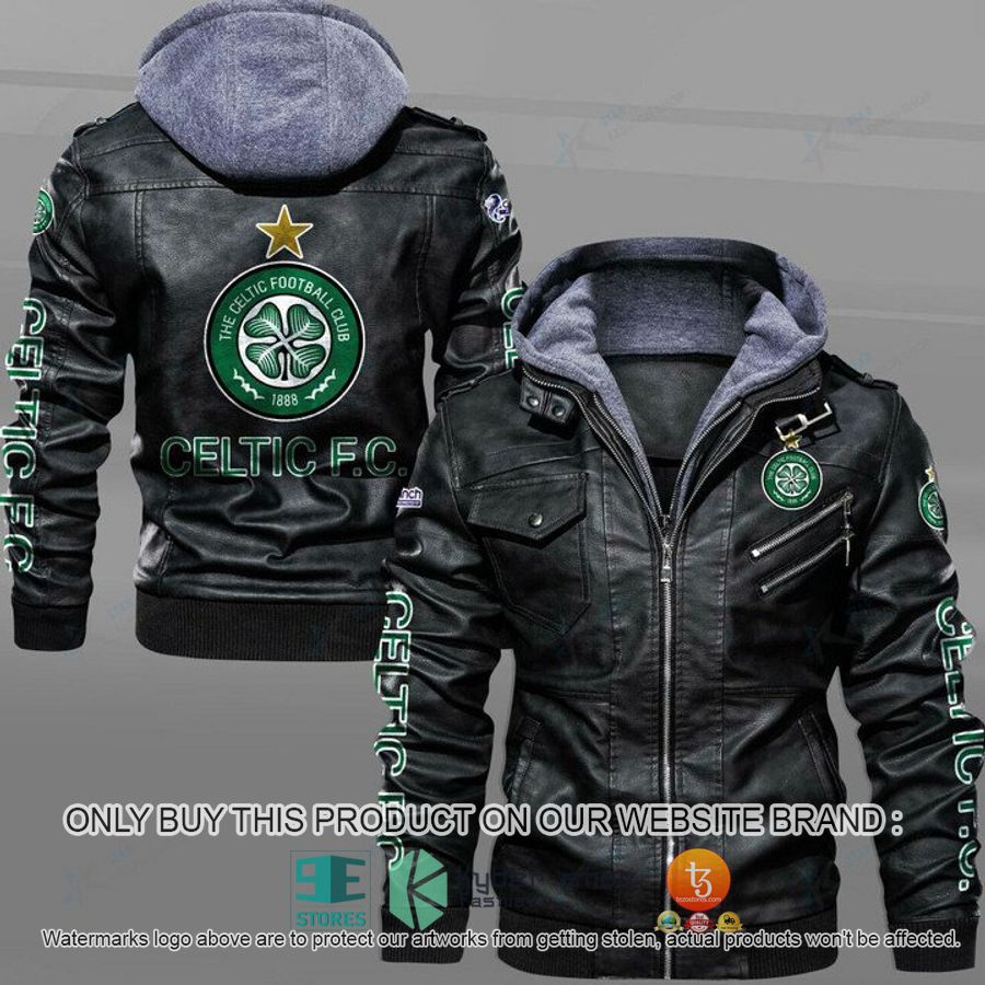 celtic f c leather jacket 1 41057