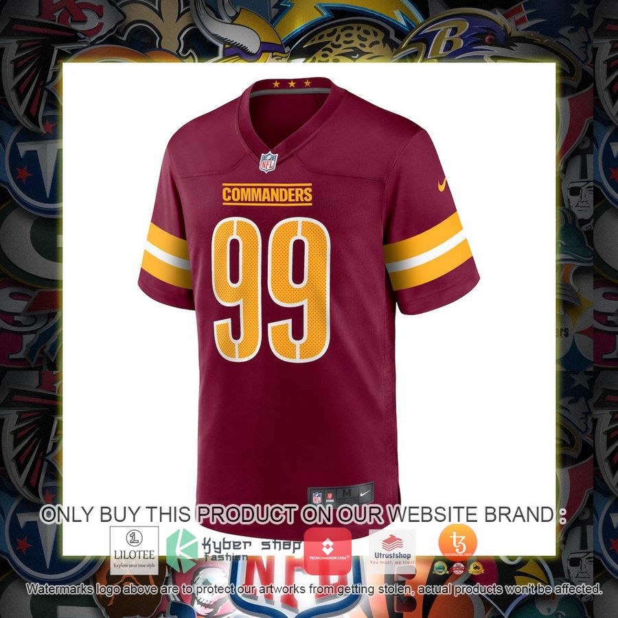 HOT Chase Young Washington Commanders Nike Burgundy Football Jersey Shirt 2 chase young washington commanders nike burgundy football jersey 2 89905