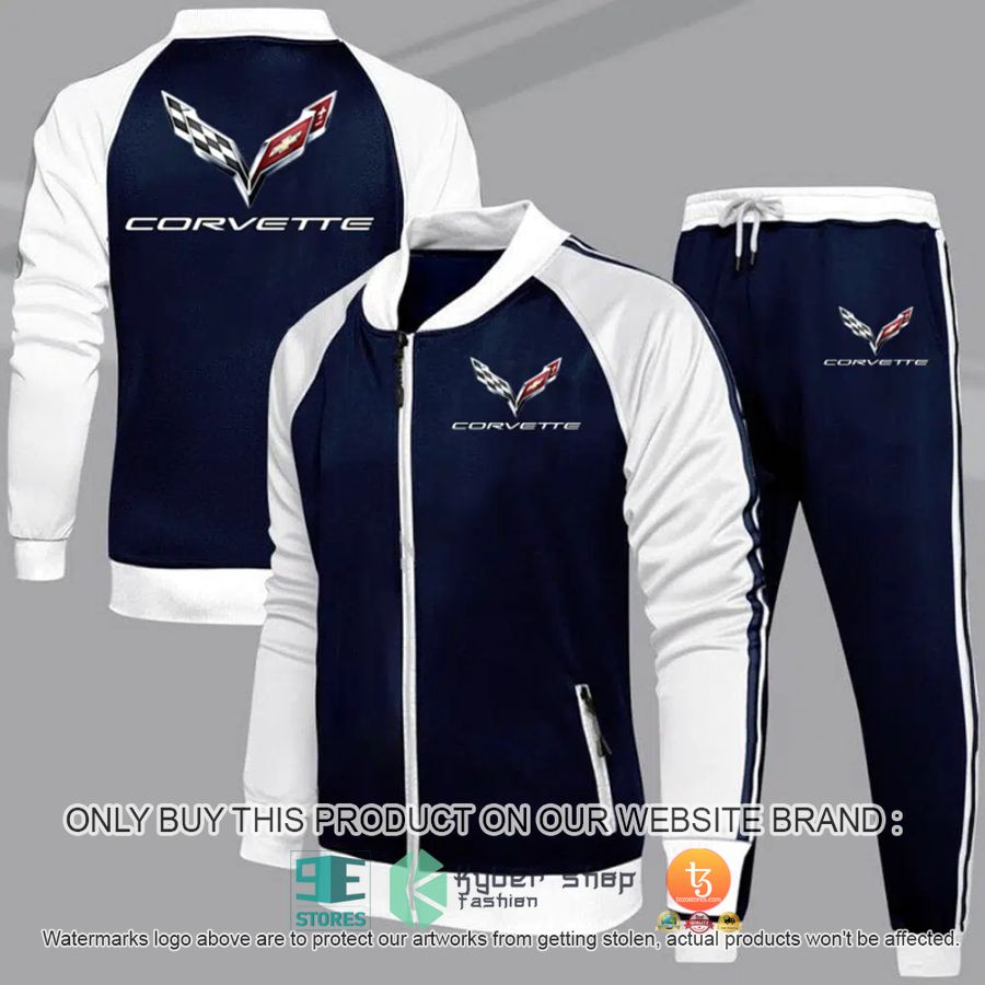NEW Chevrolet Corvette logo Tracksuit Jacket, Pants 3 chevrolet corvette logo tracksuit jacket pants 3 73037