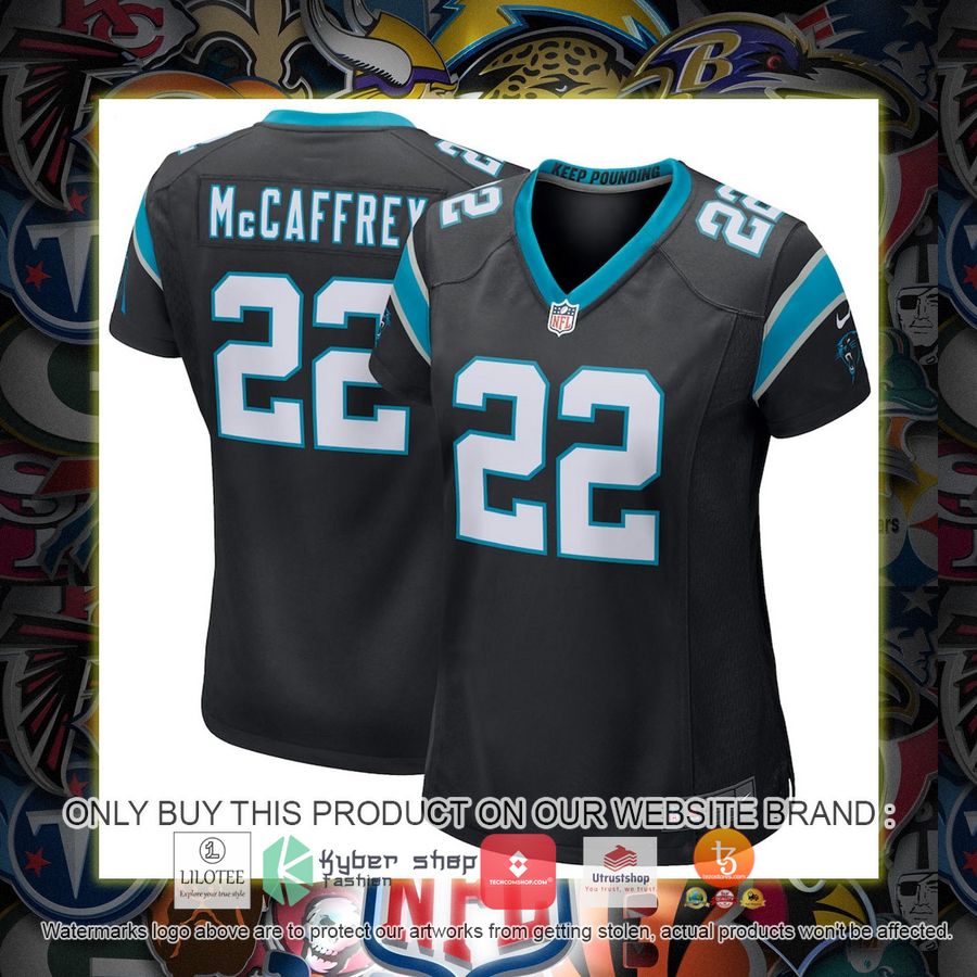 HOT Christian McCaffrey Carolina Panthers Nike Women's Black Football Jersey Shirt 6 christian mccaffrey carolina panthers nike womens black football jersey 1 40121
