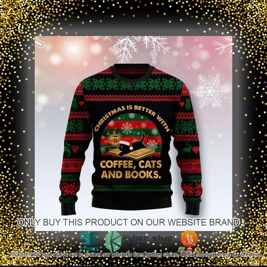 HOT Christmas Better With Cat Ugly Christmas Sweater 4 christmas better with cat ugly christmas sweater 4 43976