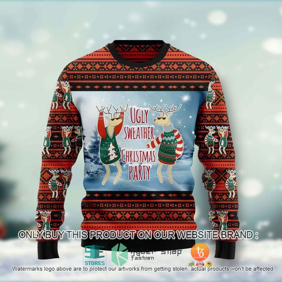christmas party ugly christmas sweater 1 73852