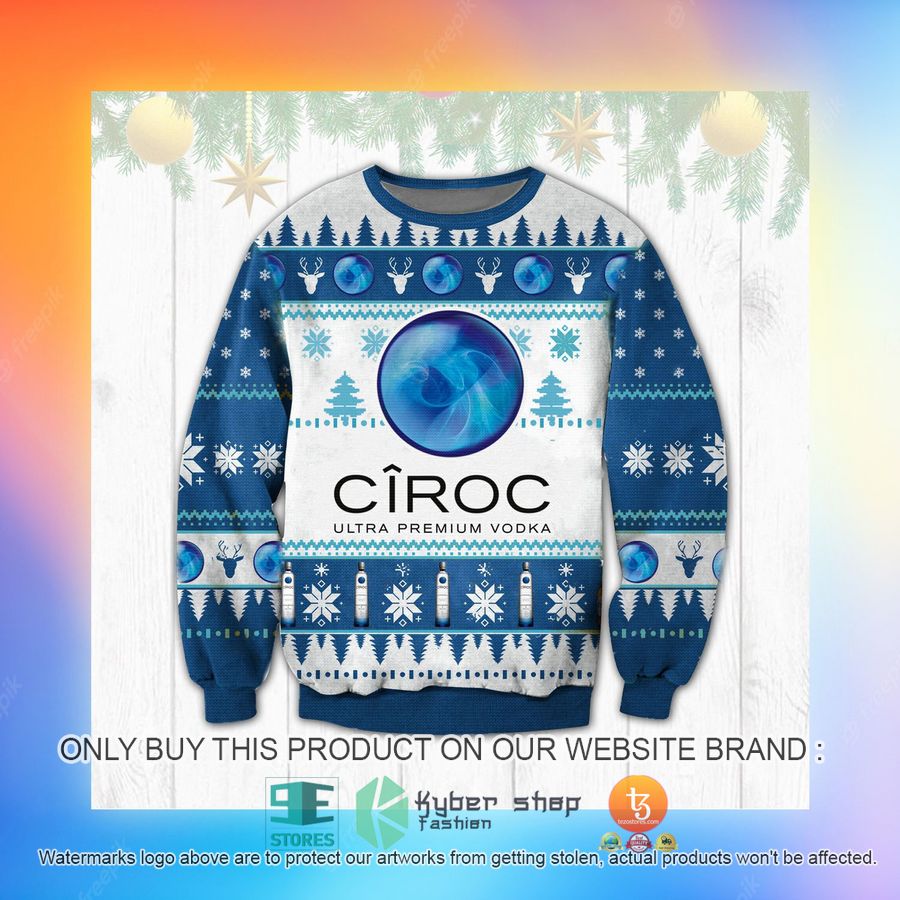 HOT Ciroc Ultra Premium Vodka Sweater 3 ciroc ultra premium vodka sweater 3 20830