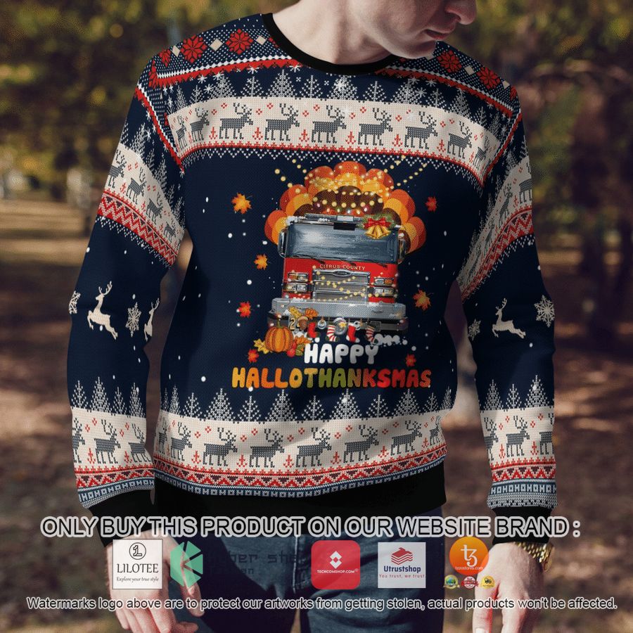 HOT Citrus County Fire Rescue Christmas Sweater 7 citrus county fire rescue christmas 3d sweater 7 31459