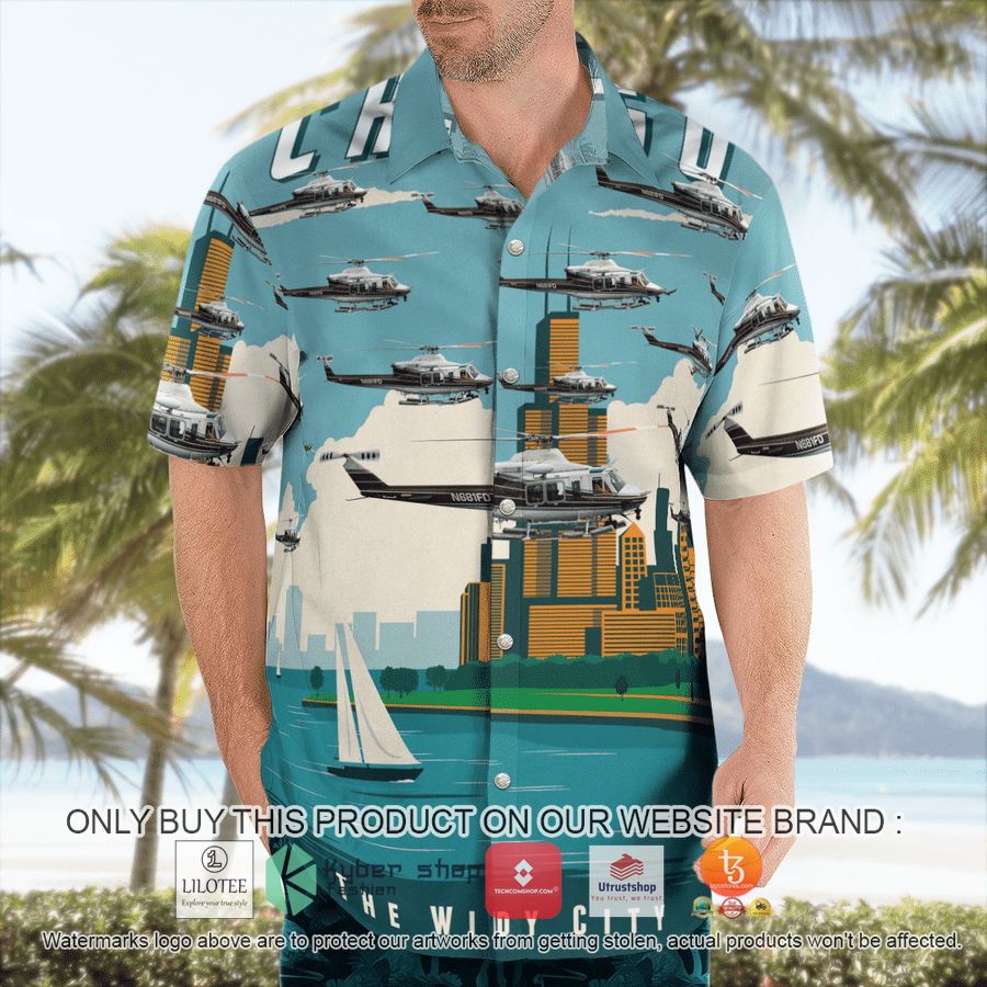 HOT City of Chicago Fire Department Bell 412EP Hawaiian Shirt 5 city of chicago fire department bell 412ep hawaiian shirt 5 33614