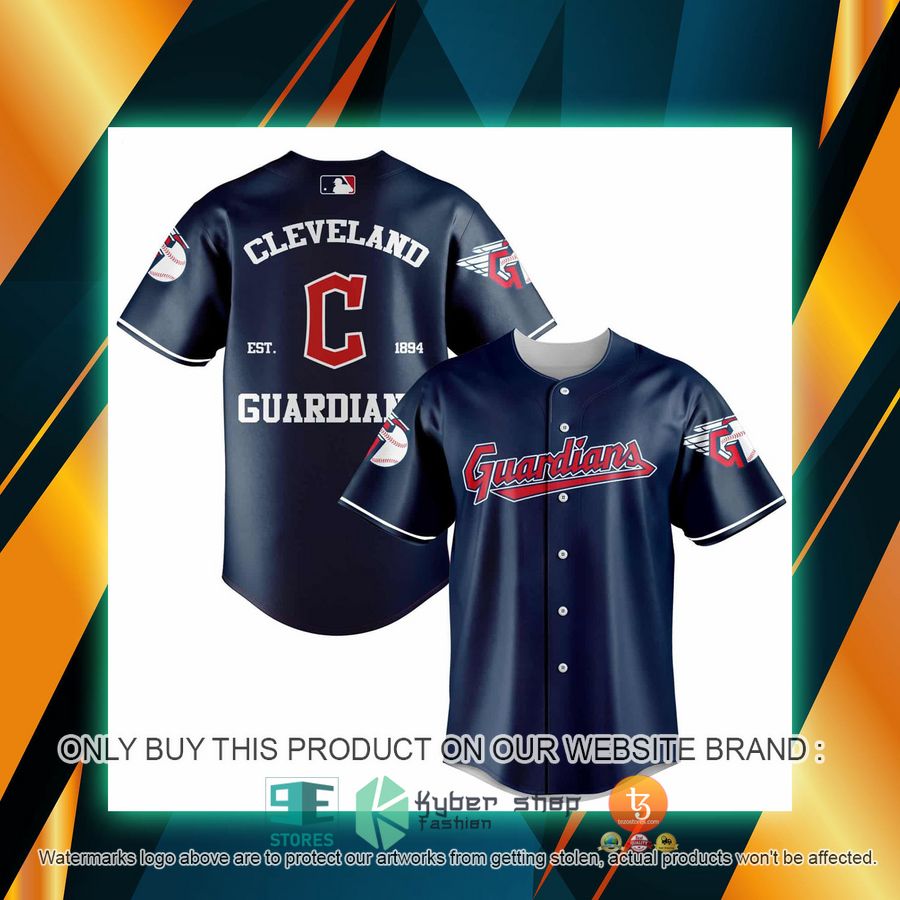 NEW Cleveland Guardians Baseball Shirt 1 cleveland guardians baseball jersey 1 34968