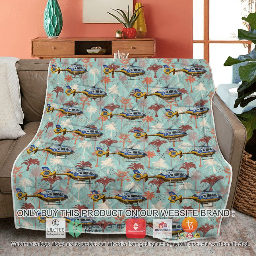 HOT Collier County EMS EC-135T1 N911CK Quilt 12 collier county ems ec 135t1 n911ck quilt blanket 12 23628