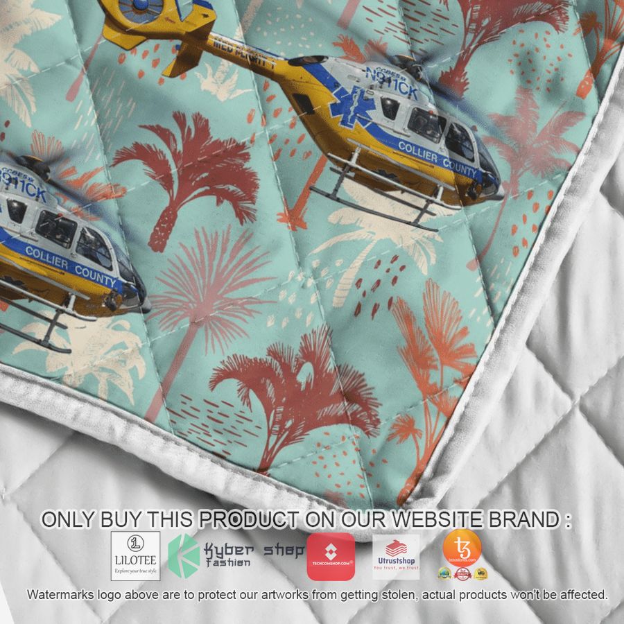 HOT Collier County EMS EC-135T1 N911CK Quilt 3 collier county ems ec 135t1 n911ck quilt blanket 3 78984