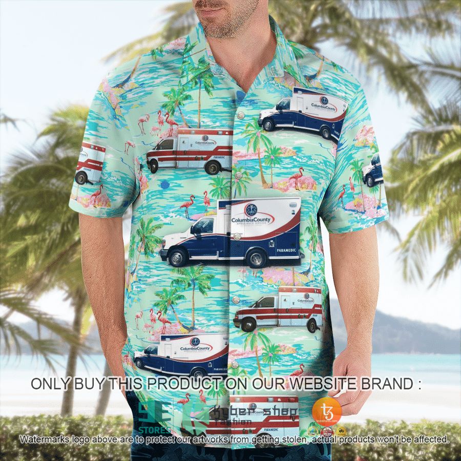 NEW Columbia County Ambulance Service Hawaii Shirt 8 columbia county ambulance service hawaiian shirt 8 18751