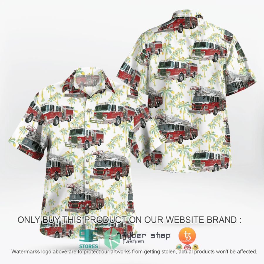 connecticut branford fire department hawaiian shirt 1 30671