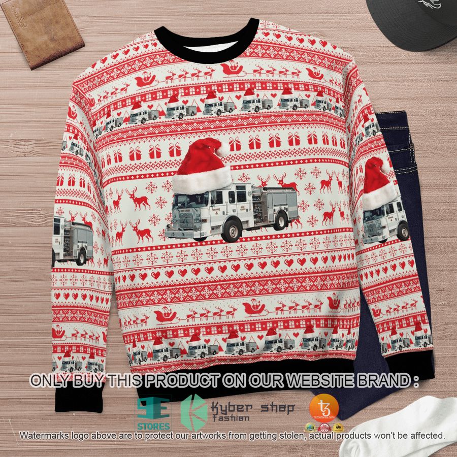 NEW Connecticut New Haven Fire Department Christmas Sweatshirt 11 connecticut new haven fire department christmas sweater sweatshirt 11 20841