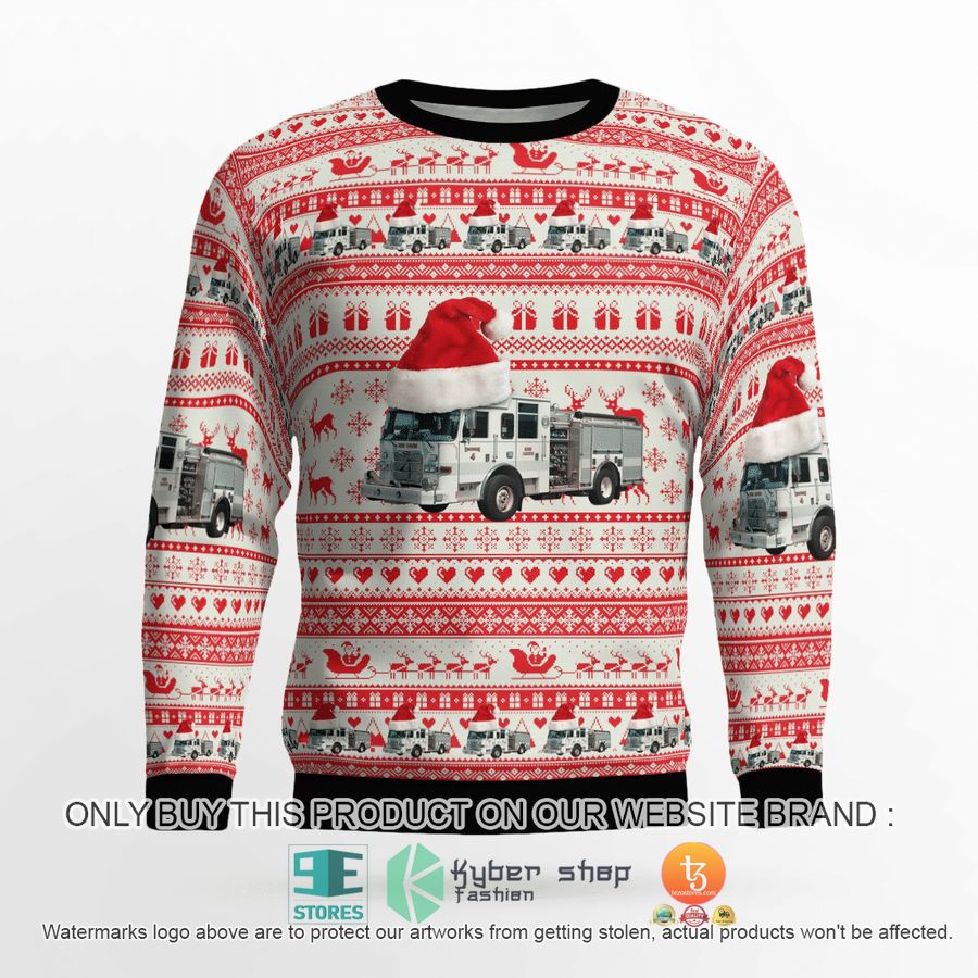 NEW Connecticut New Haven Fire Department Christmas Sweatshirt 3 connecticut new haven fire department christmas sweater sweatshirt 3 15151
