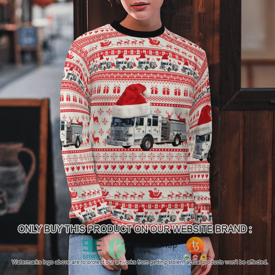 NEW Connecticut New Haven Fire Department Christmas Sweatshirt 9 connecticut new haven fire department christmas sweater sweatshirt 9 97417