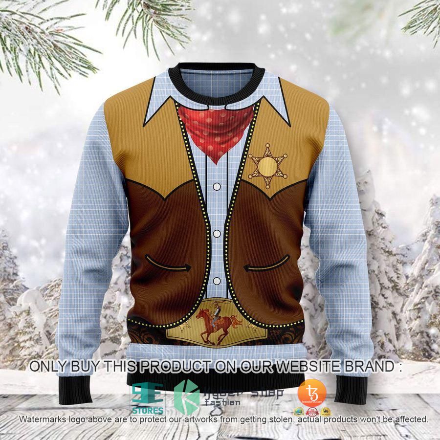 NEW Cowboy Costume Sweatshirt, Sweater 1 cowboy costume ugly sweater 1 15334
