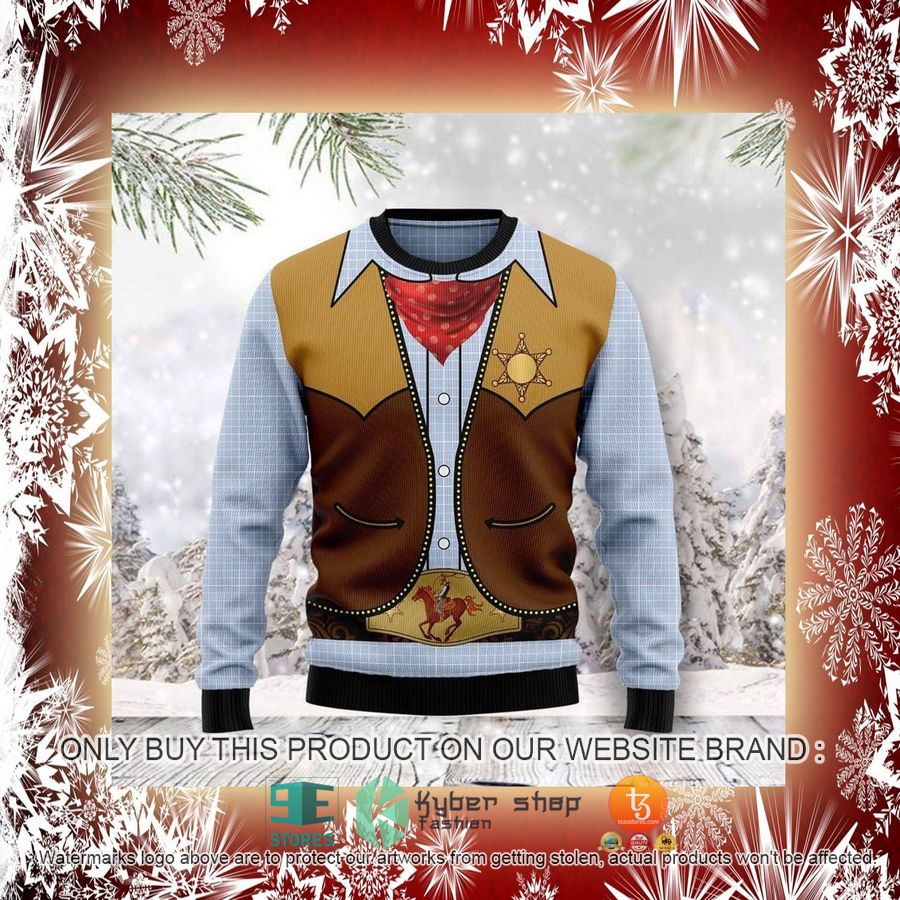 NEW Cowboy Costume Sweatshirt, Sweater 2 cowboy costume ugly sweater 2 88709