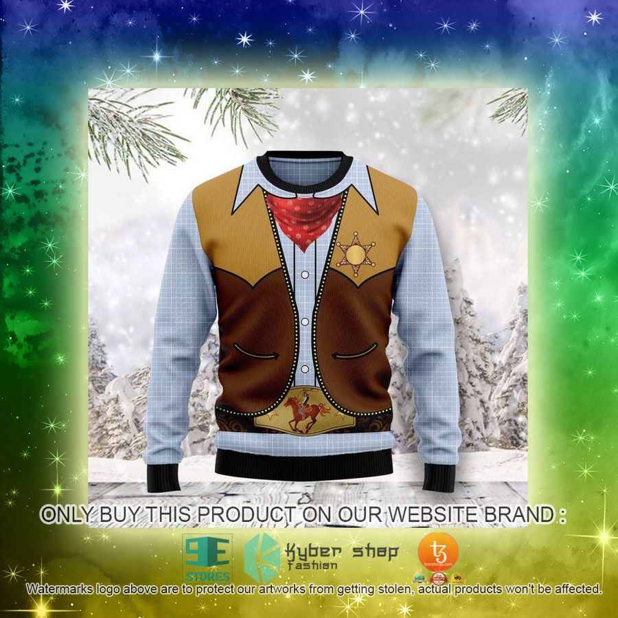NEW Cowboy Costume Sweatshirt, Sweater 3 cowboy costume ugly sweater 3 85566