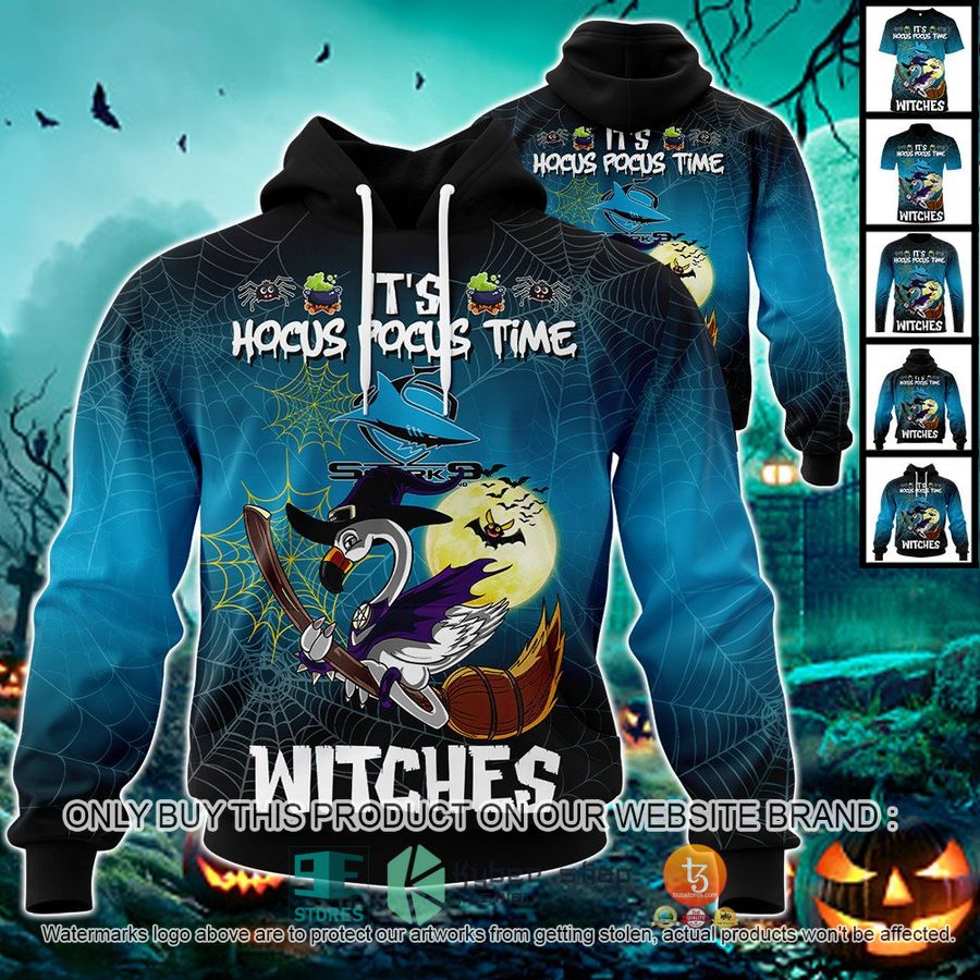 NEW Cronulla-Sutherland Sharks It's Hocus Pocus Time Halloween Flamingo Witches Hoodie, Shirt 1 cronulla sutherland sharks its hocus pocus time halloween flamingo witches shirt hoodie 1 64161