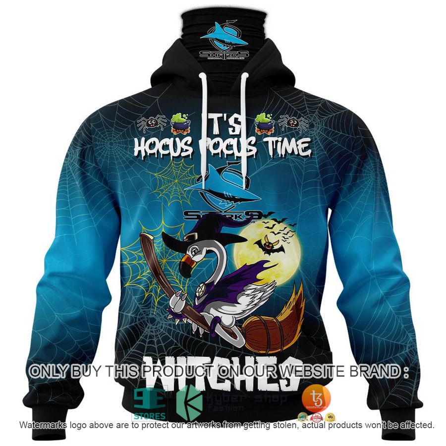 NEW Cronulla-Sutherland Sharks It's Hocus Pocus Time Halloween Flamingo Witches Hoodie, Shirt 5 cronulla sutherland sharks its hocus pocus time halloween flamingo witches shirt hoodie 5 50630