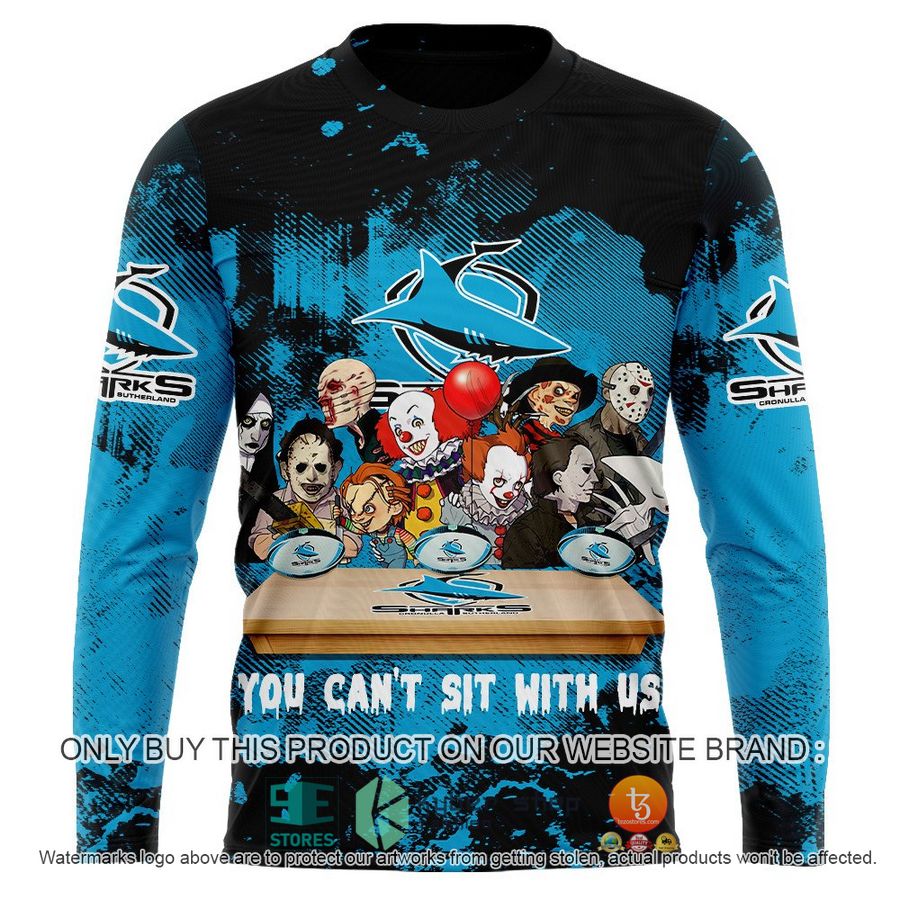 NEW Cronulla-Sutherland Sharks You Can't Sit With Us Horror Movies Characters Hoodie, Shirt 11 cronulla sutherland sharks you cant sit with us horror movies characters shirt hoodie 11 24632