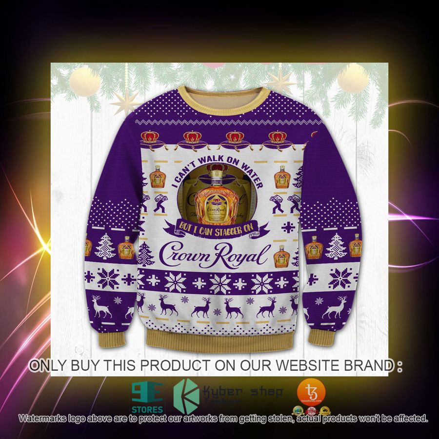 HOT Crown Royal Stagger On Sweater 2 crown royal stagger on ugly sweater 2 35235