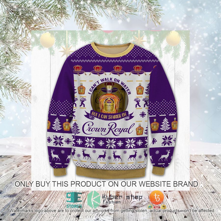 HOT Crown Royal Stagger On Sweater 3 crown royal stagger on ugly sweater 3 33617