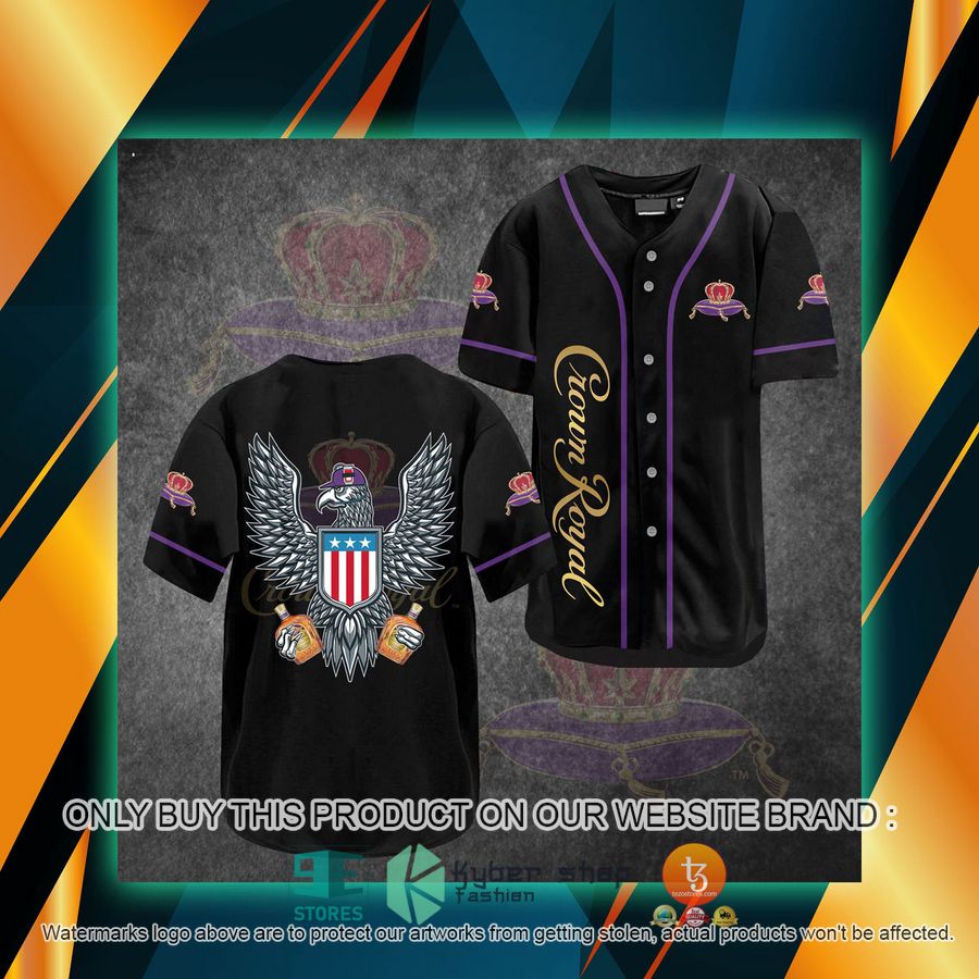 crown royal us eagle baseball jersey 1 81349