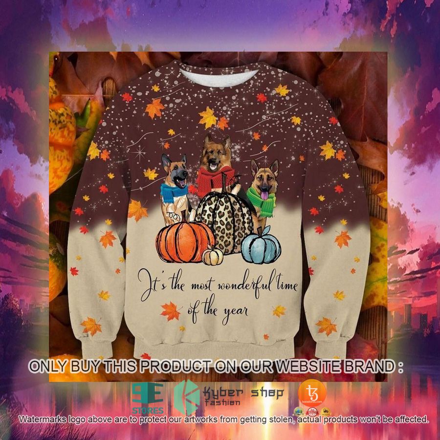 HOT Cute German Shepherd Dog Thanksgiving Ugly Christmas Sweater 3 cute german shepherd dog thanksgiving ugly christmas sweater 3 45976