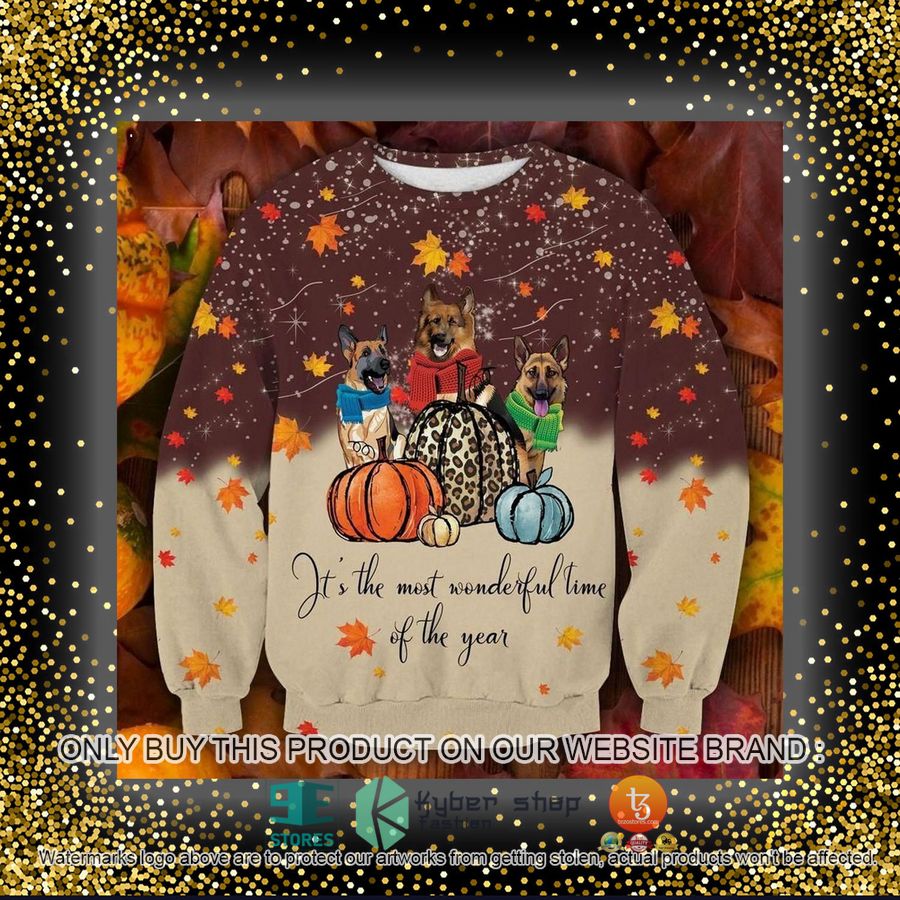HOT Cute German Shepherd Dog Thanksgiving Ugly Christmas Sweater 4 cute german shepherd dog thanksgiving ugly christmas sweater 4 62779