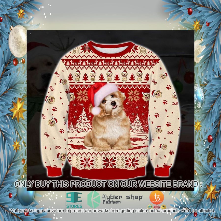 HOT Cute Golden Retriever Dog Ugly Christmas Sweater 2 cute golden retriever dog ugly christmas sweater 2 72216