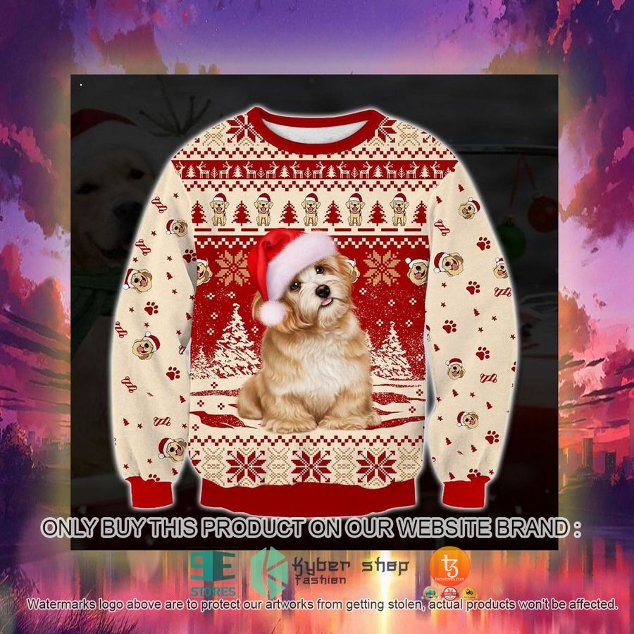 HOT Cute Golden Retriever Dog Ugly Christmas Sweater 3 cute golden retriever dog ugly christmas sweater 3 66007