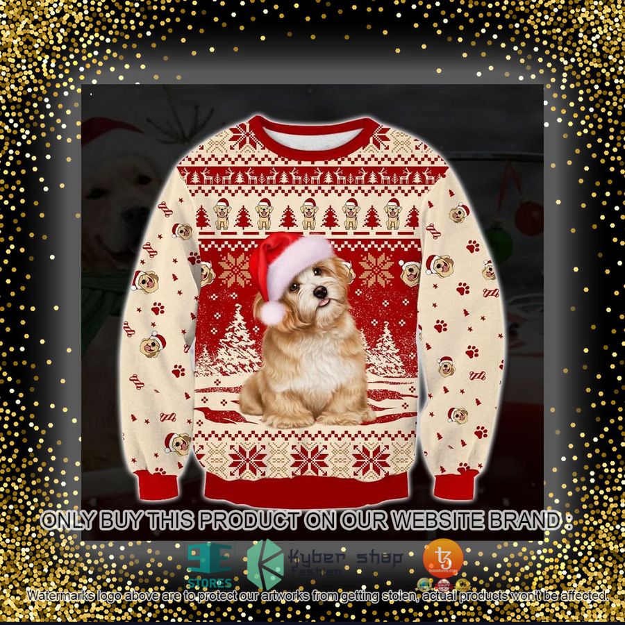 HOT Cute Golden Retriever Dog Ugly Christmas Sweater 4 cute golden retriever dog ugly christmas sweater 4 77982