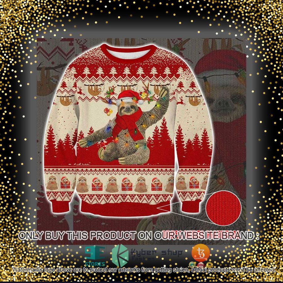 HOT Cute Sloth Ugly Christmas Sweater 4 cute sloth ugly christmas sweater 4 83751