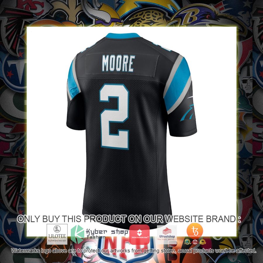 HOT D.J. Moore Carolina Panthers Nike Vapor Black Football Jersey Shirt 3 d j moore carolina panthers nike vapor black football jersey 3 7664