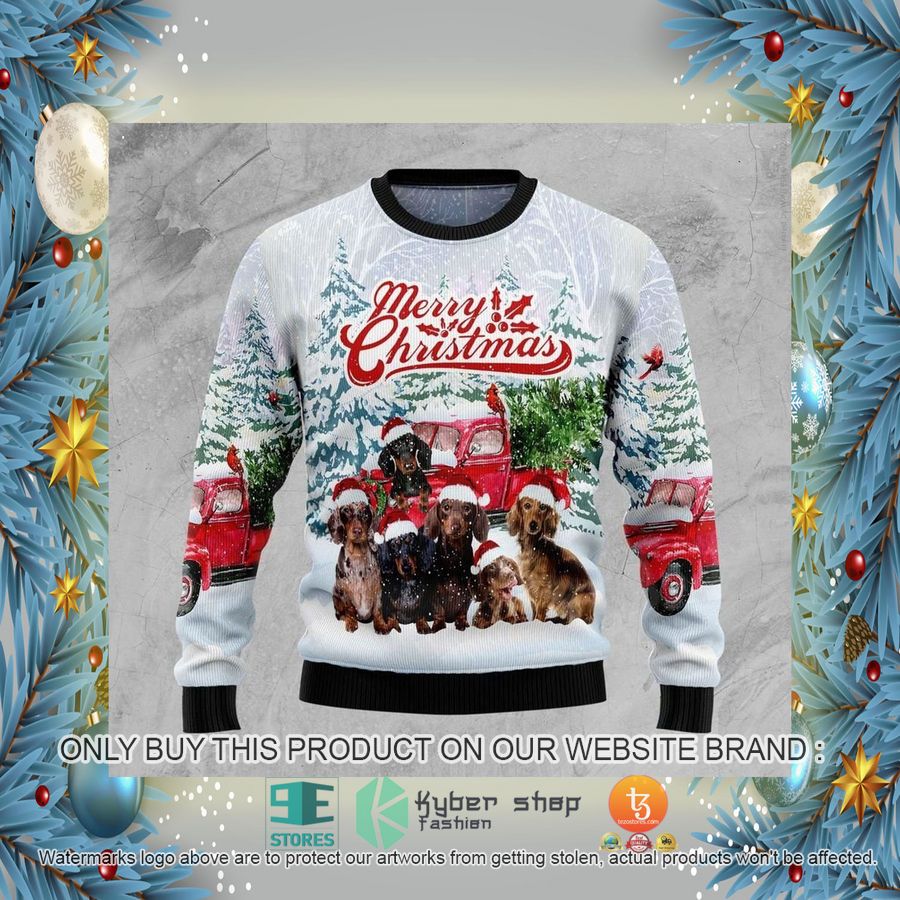 HOT Dachshund Merry Ugly Christmas Sweater 2 dachshund merry ugly christmas sweater 2 38716