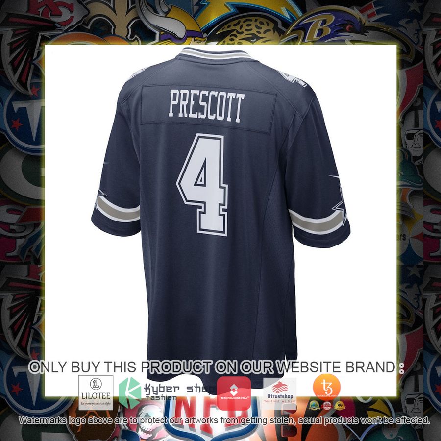HOT Dak Prescott Dallas Cowboys Nike Game Team Navy Football Jersey Shirt 3 dak prescott dallas cowboys nike game team navy football jersey 3 18074