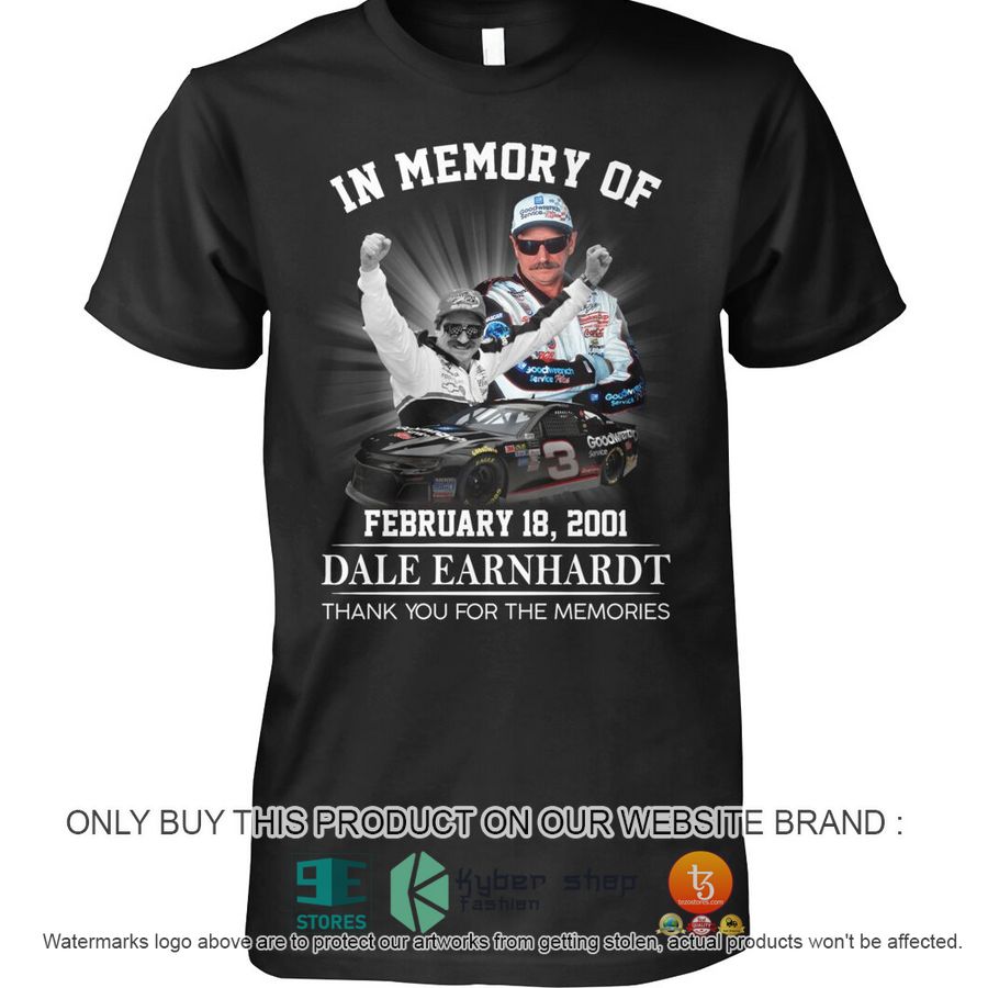 dale earnhardt in memory of february 18 2001 shirt hoodie 1 60212